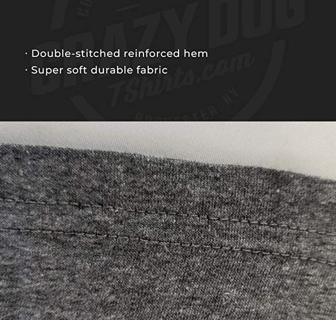 Crazy Dog Mens T Shirt Funny Fishing Joke Tees Novelty Fisherman Shirts
