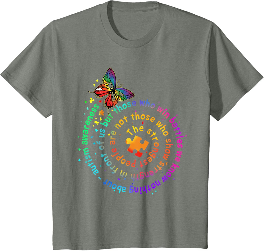 The Strongest People Butterfly Autism Awareness