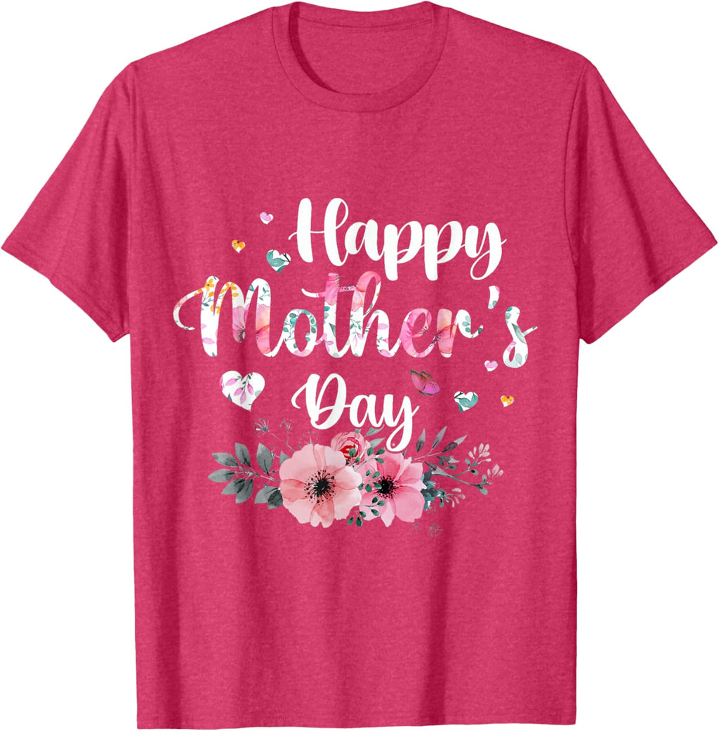 Happy Mother's Day 2025 Cute Floral for Women Mom Grandma