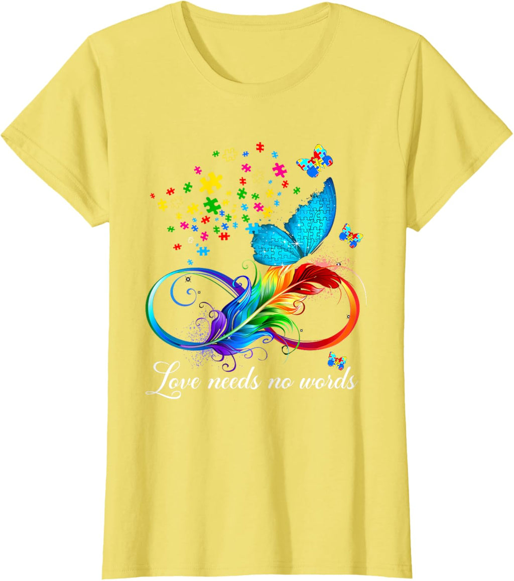 Love Needs No Words Autism Kids Mom Support Autism Awareness
