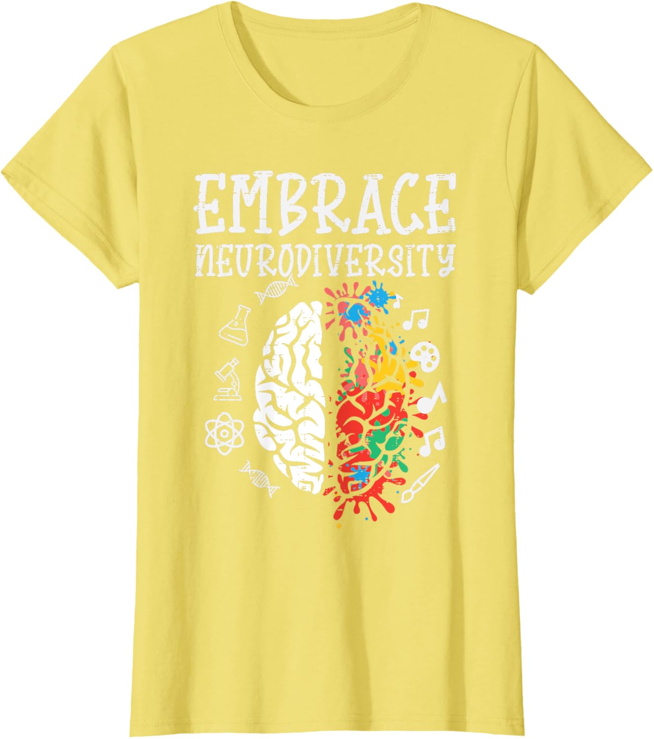 Embrace Neurodiversity Autism Awareness ASD Men Women Kids