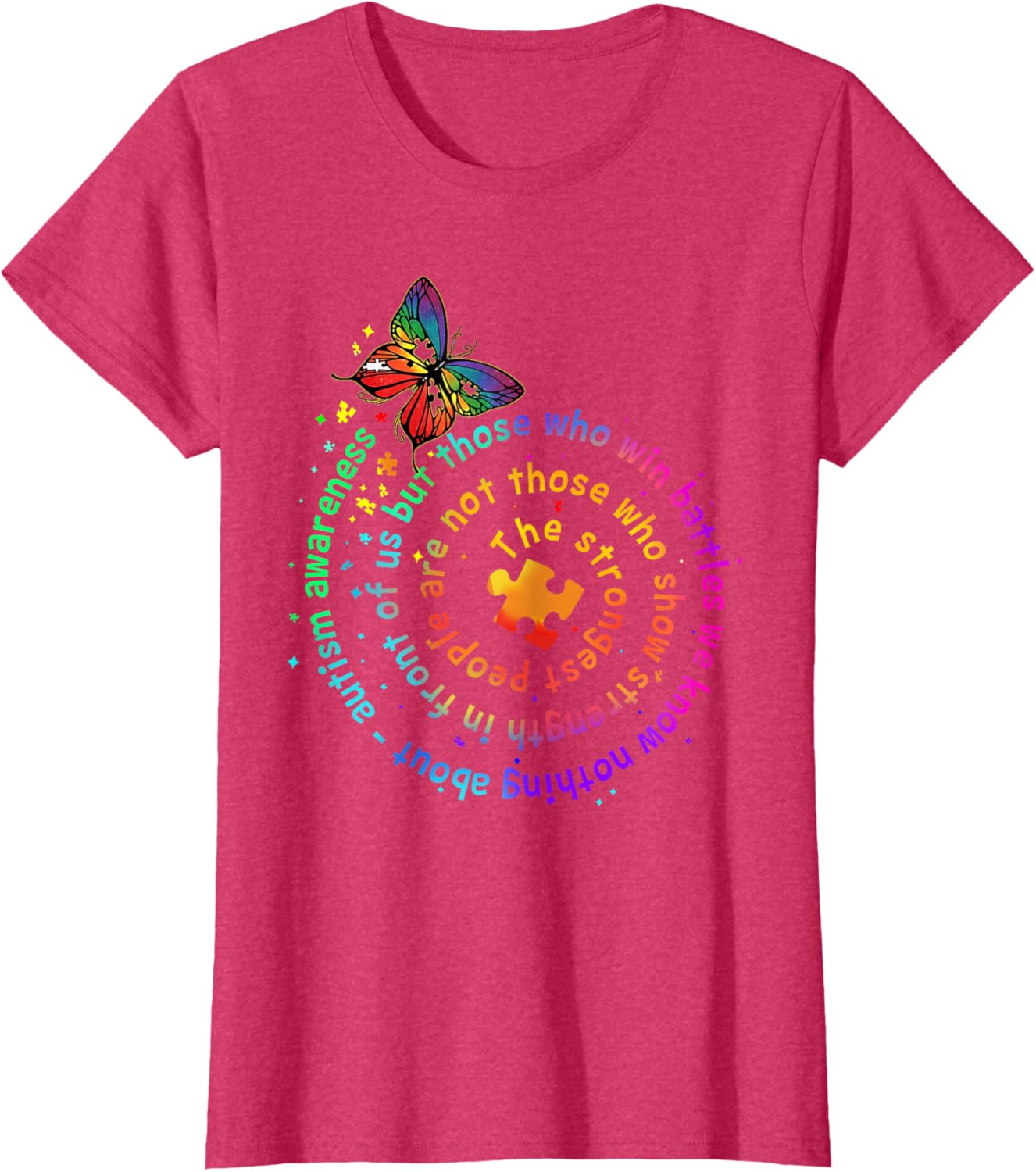 The Strongest People Butterfly Autism Awareness