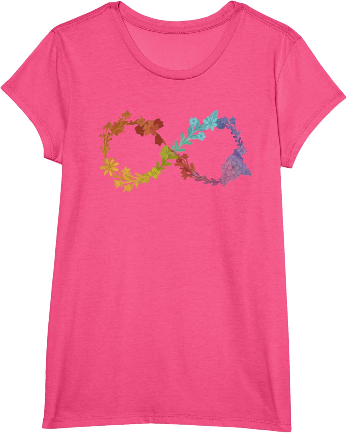 Floral Neurodiversity Infinity Symbol Autism Awareness