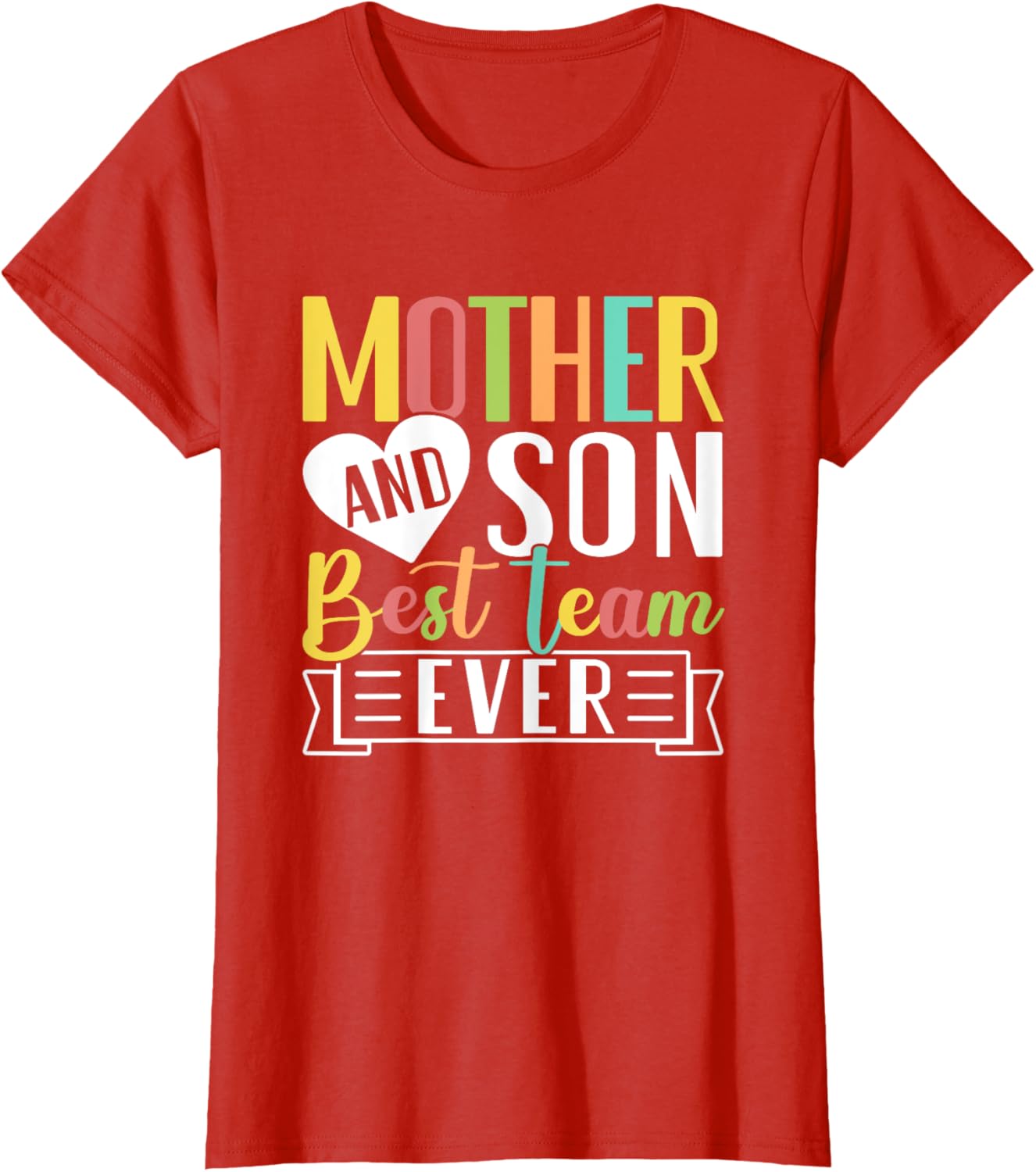 Mothers Day Mama Mom Son Love Mommy Mama Mother's Black Unisex Classic Fit Crew Neck Short Sleeve Mother Shirt