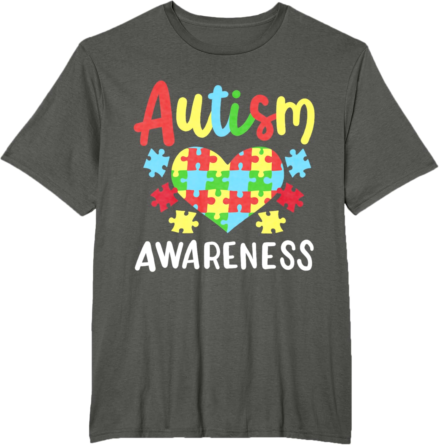 Autism Awareness T-Shirt, Small, Black