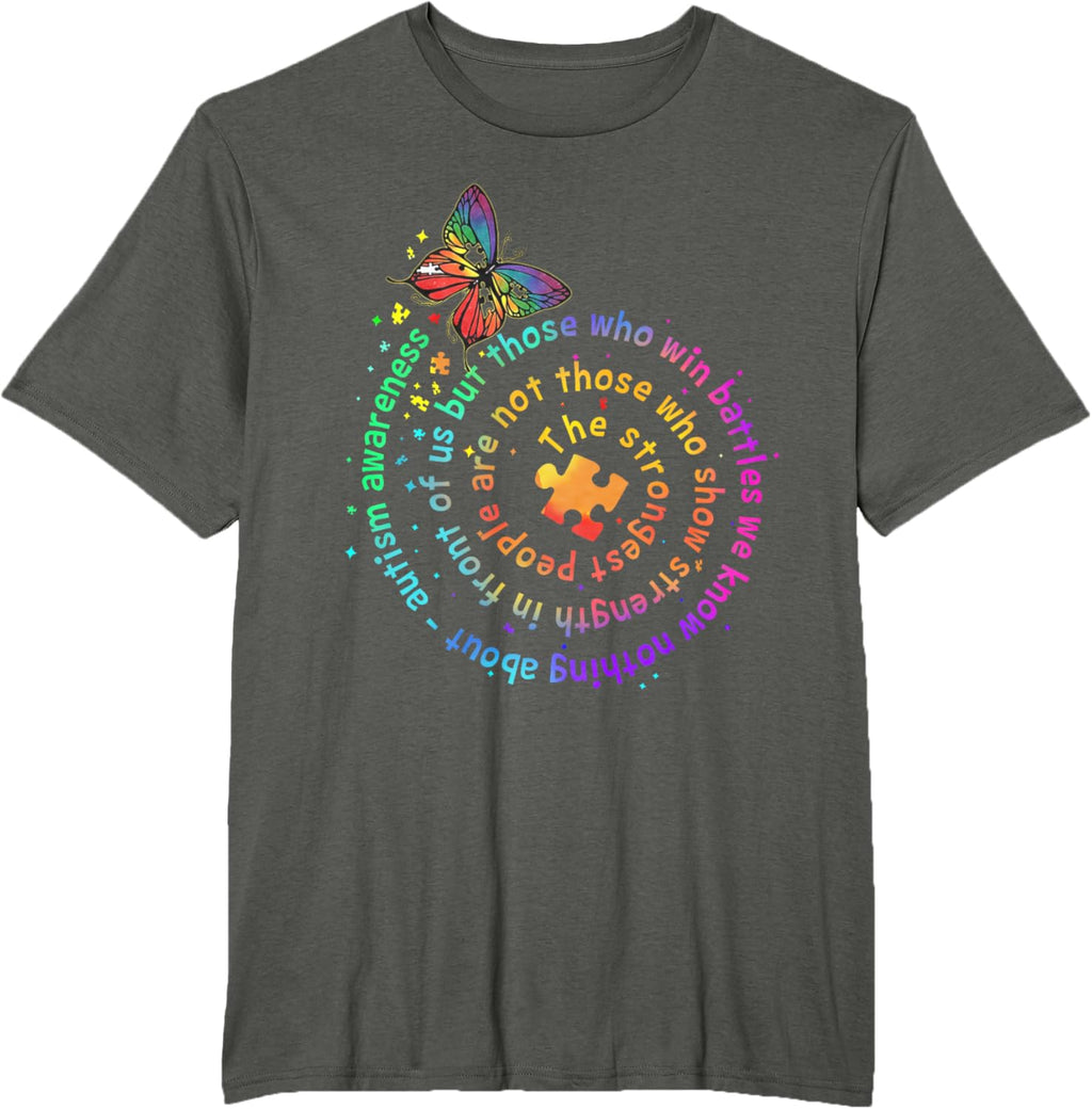 The Strongest People Butterfly Autism Awareness