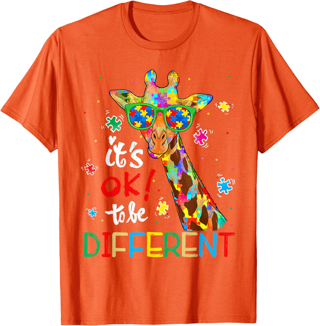 Autism Awareness Acceptance Women Kid Its Ok To Be Different