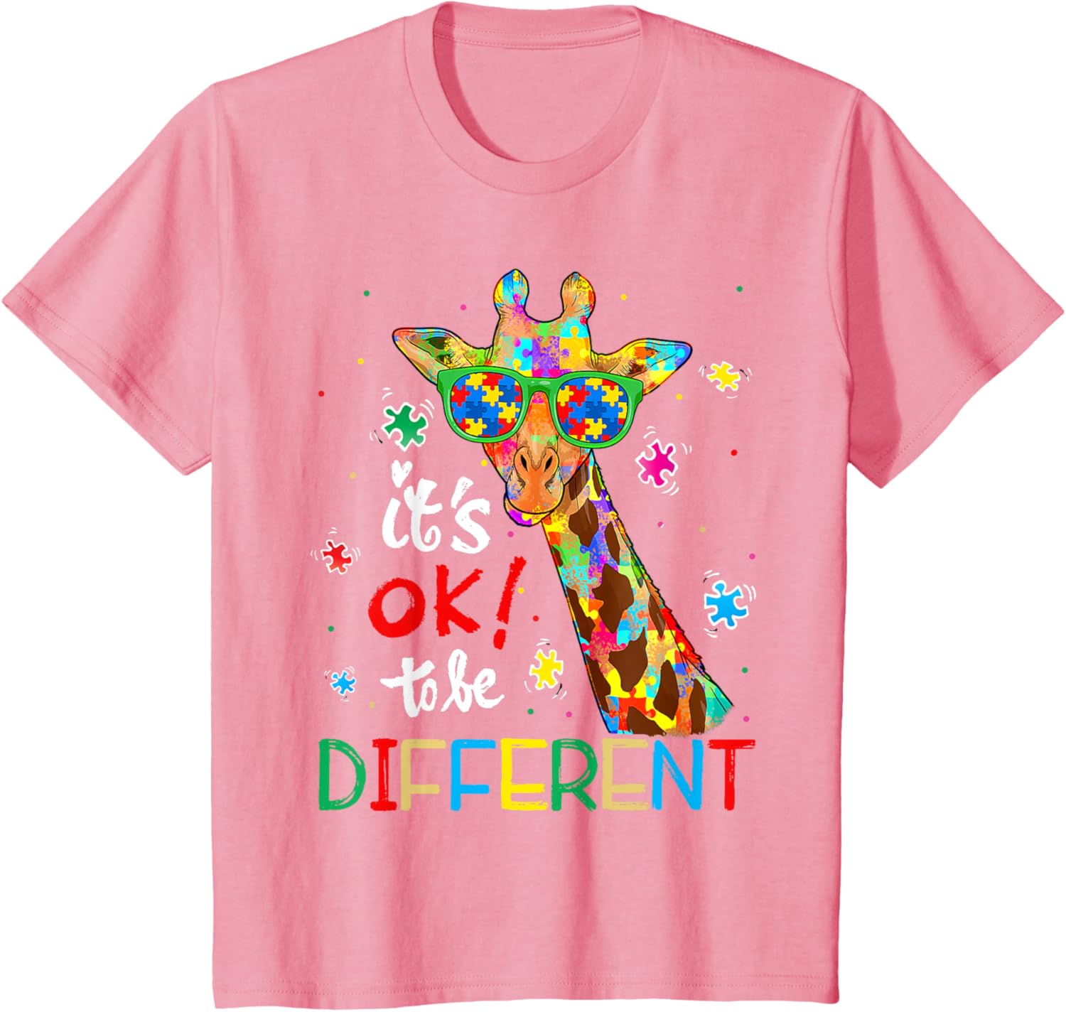 Autism Awareness Acceptance Women Kid Its Ok To Be Different
