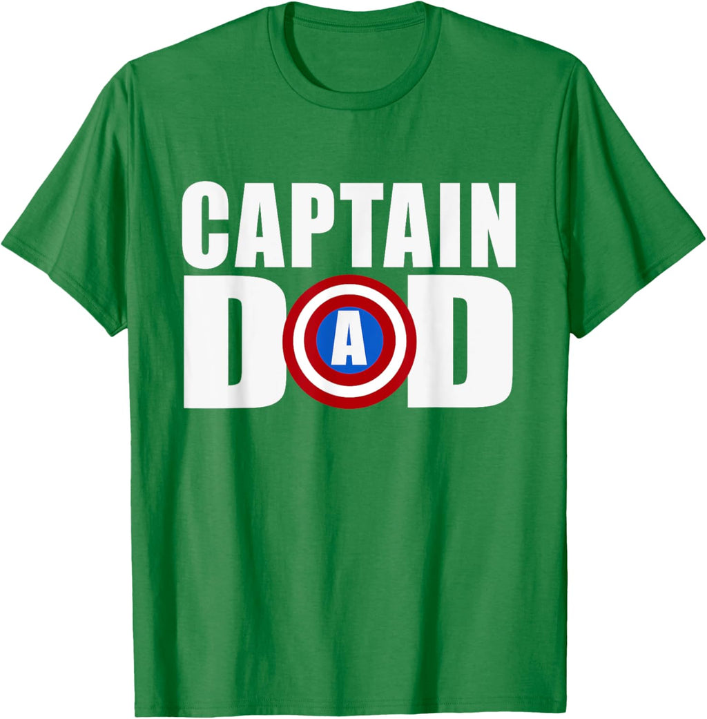 Funny Super Captain Dad Superhero Fathers Day