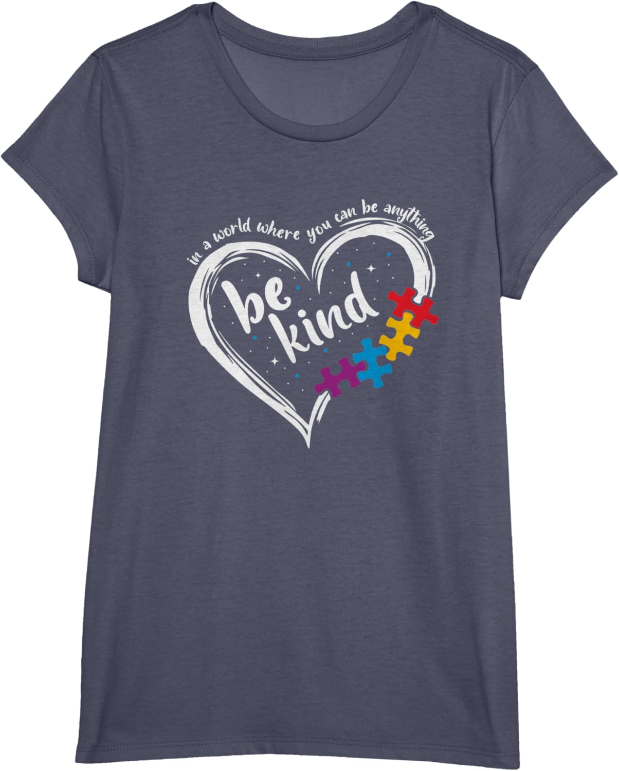 Autism Be Kind Women Blue Be Kind Autism Awareness