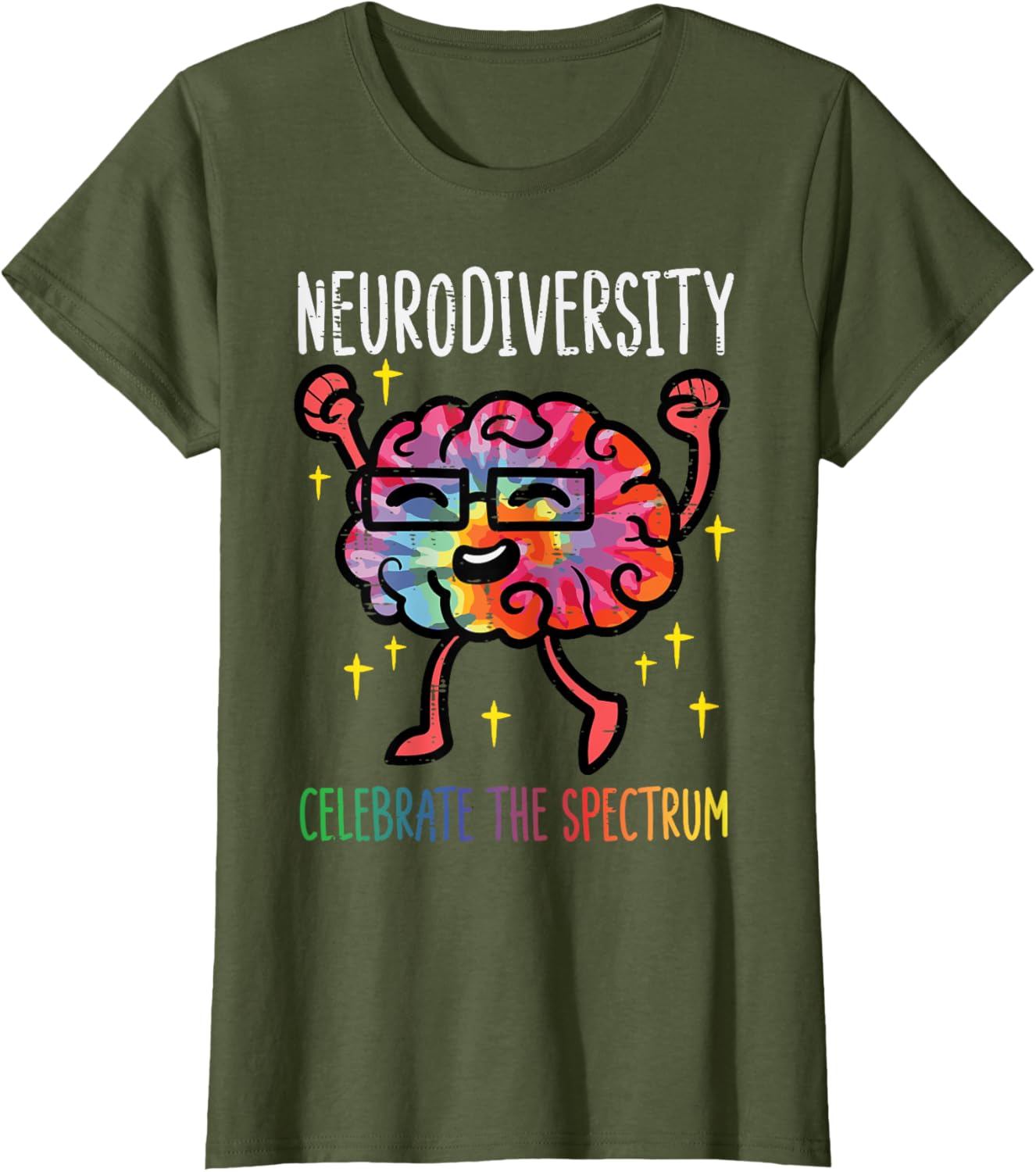 Neurodiversity Brain Autism Awareness ASD ADHD Men Women Kid