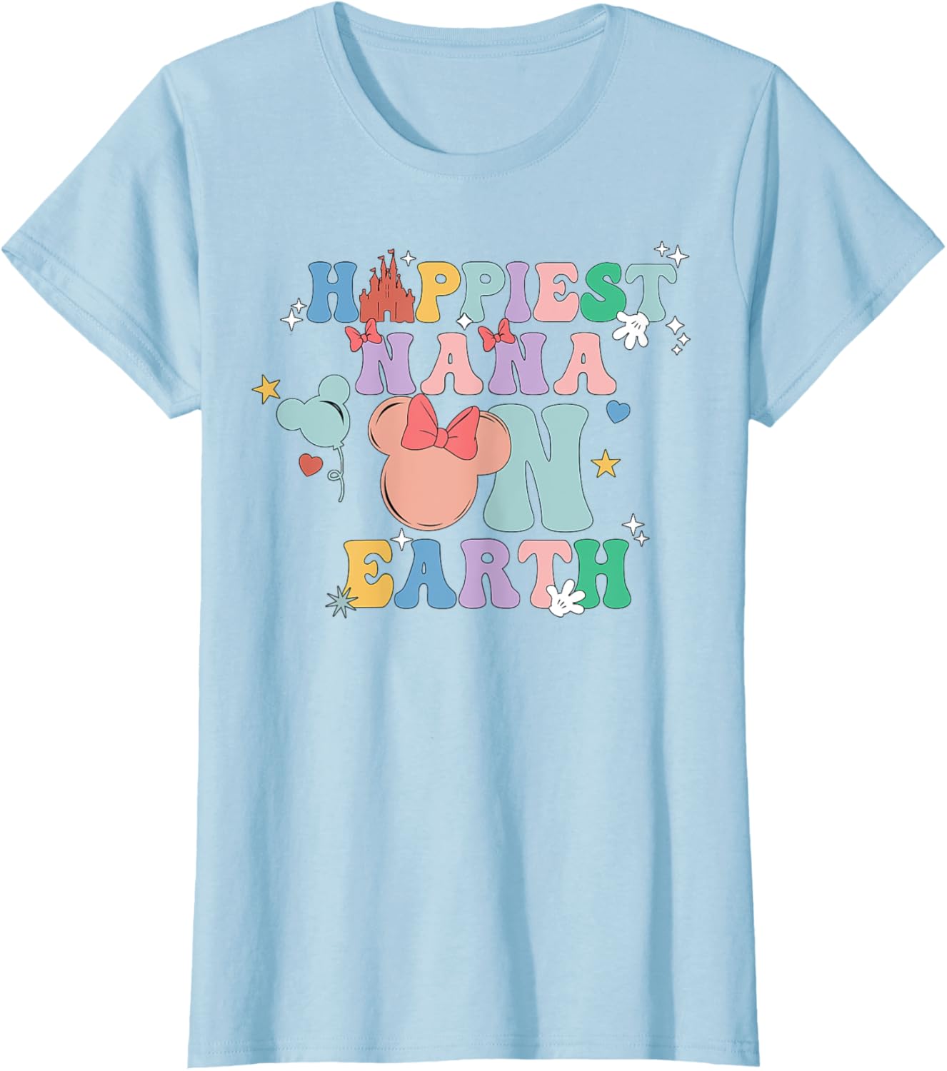 Happiest Nana On Earth Groovy Mom Mother's Day Mother Shirt