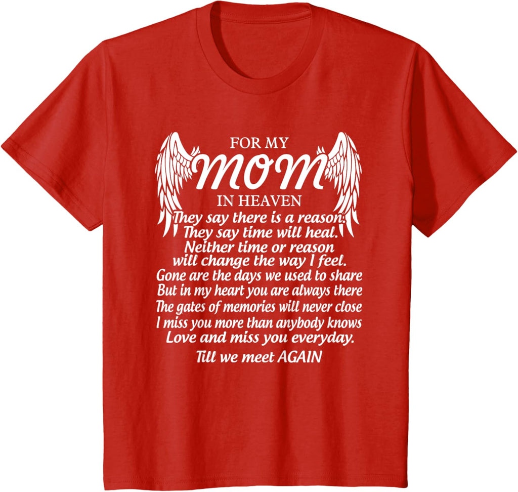 For My Mom In Heaven Love My Mom So Much Missing Mother Day