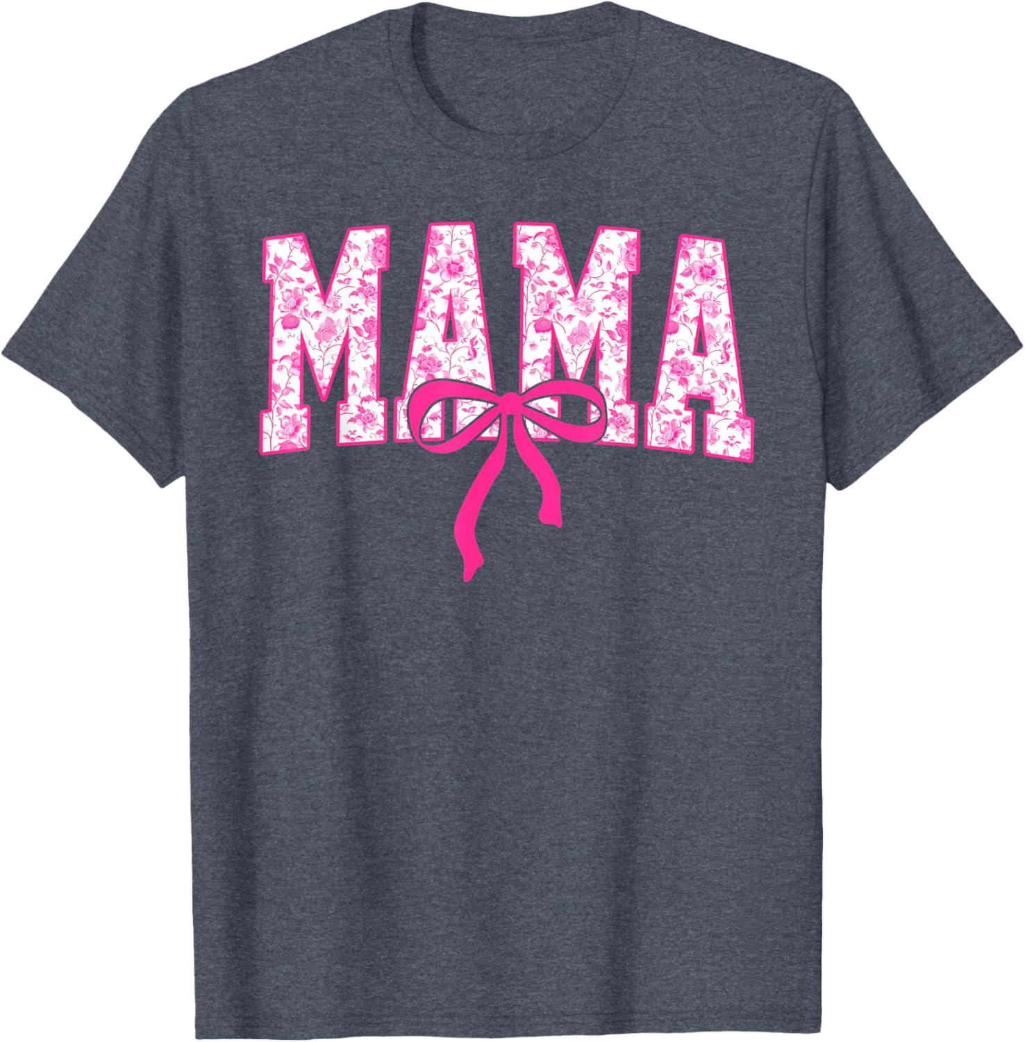 Coquette Pink Chinoiserie Mama Floral Bow Mom Mothers Day