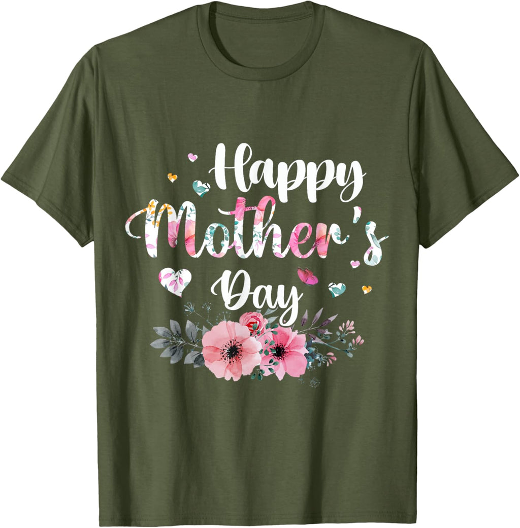 Happy Mother's Day 2025 Cute Floral for Women Mom Grandma