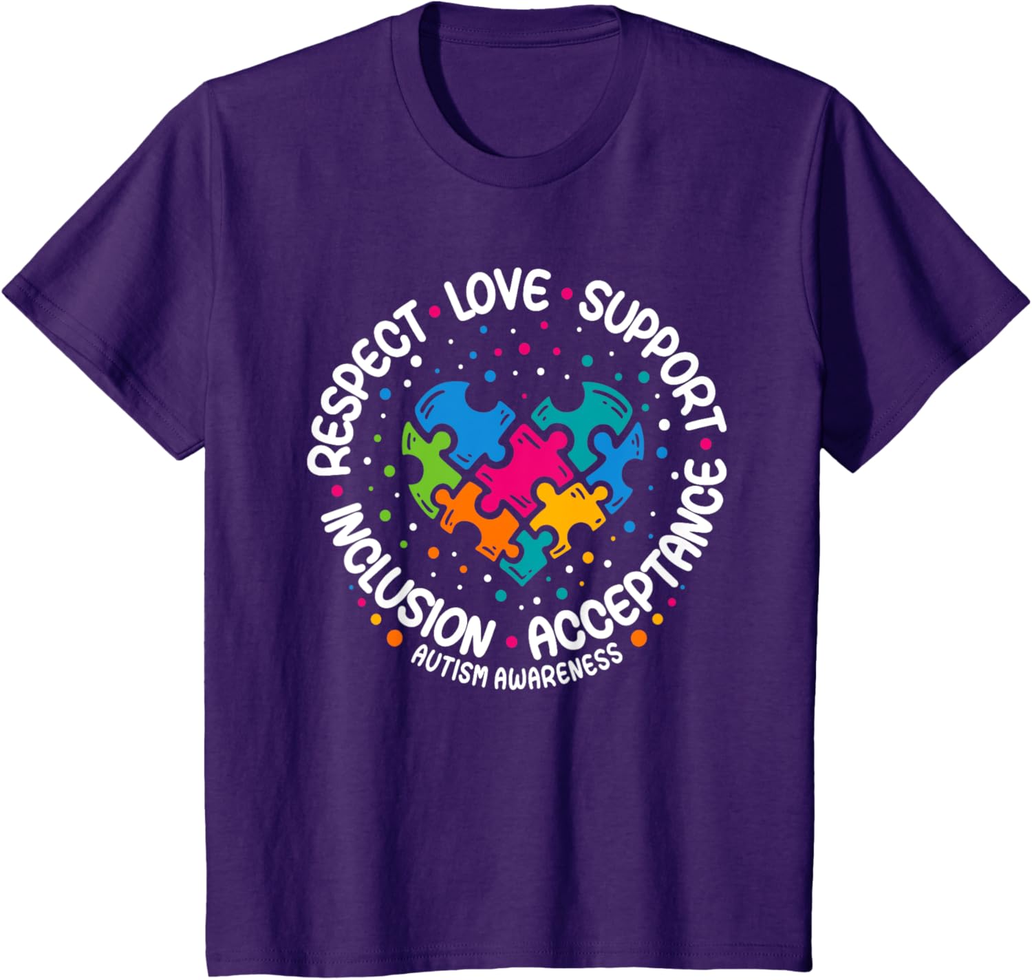 Autism Awareness Respect Love Support Blue Autism