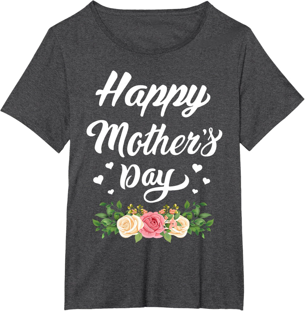Happy Mother's Day 2024 Tshirt for Women Mom Grandma Mother Shirt