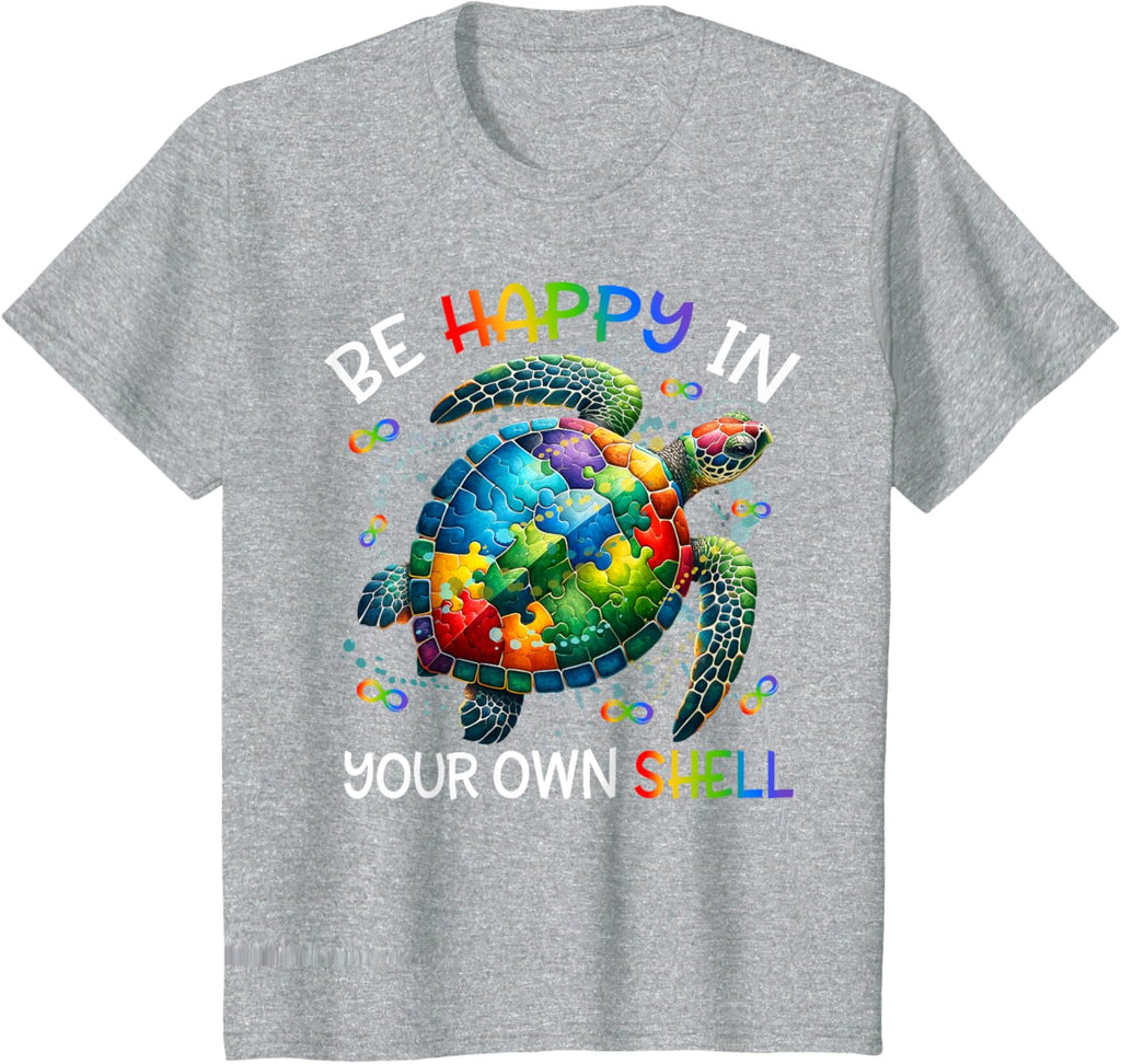Puzzle Turtle Be Happy In Your Own Shell Autism Awareness