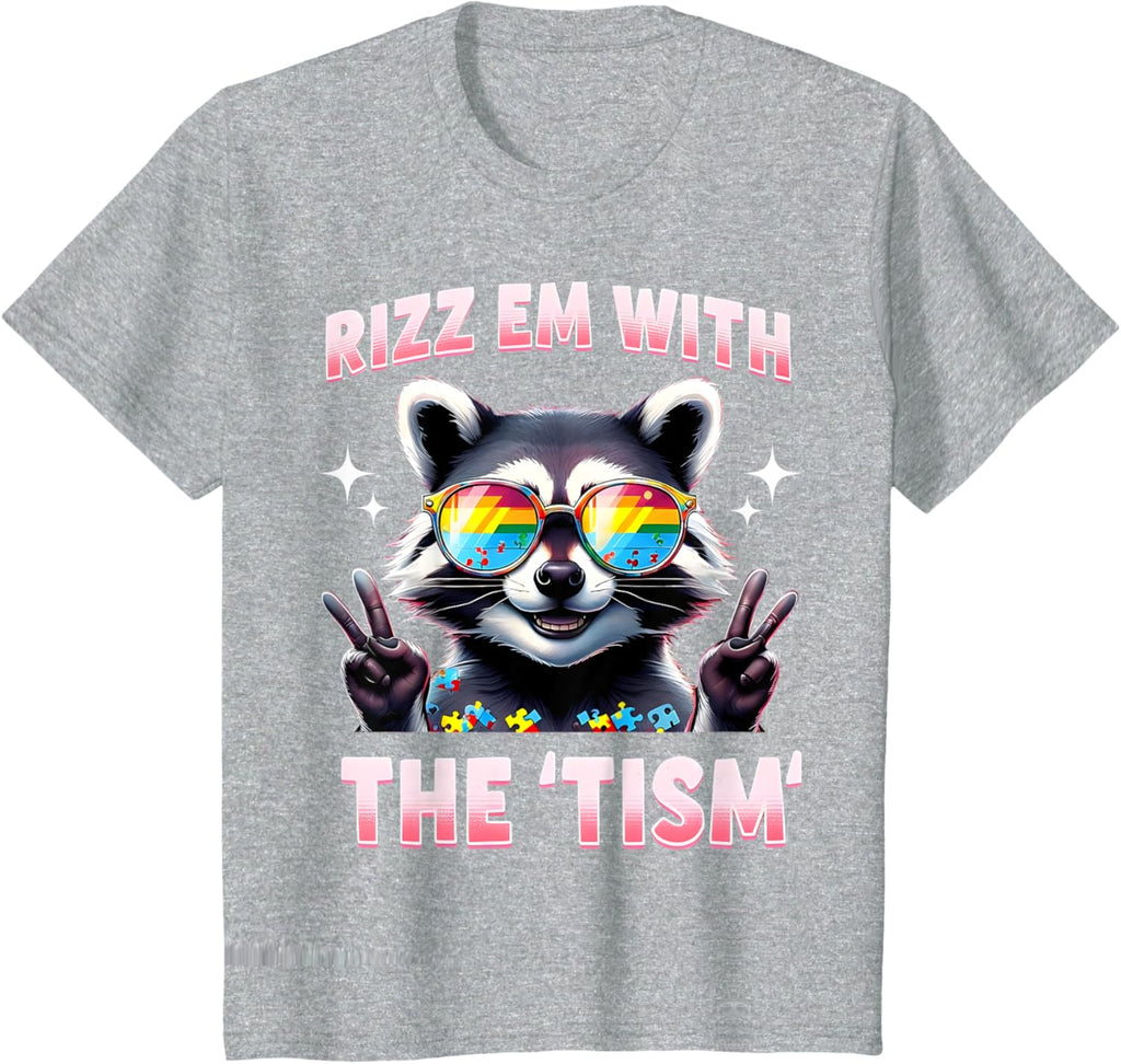 Autism Funny Rizz Em With The Tism Meme Autistic Racoon